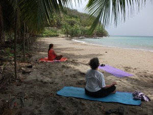 yoga-on-beach